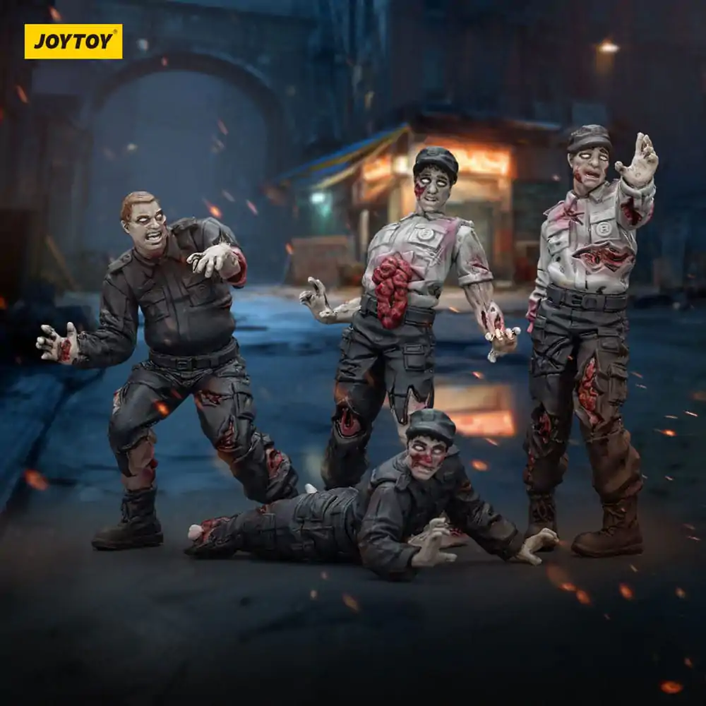 Zombie Dark Source Action Figures 4-Pack Ochroniarze 8 cm zdjęcie produktu