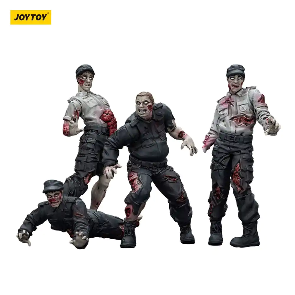 Zombie Dark Source Action Figures 4-Pack Ochroniarze 8 cm zdjęcie produktu