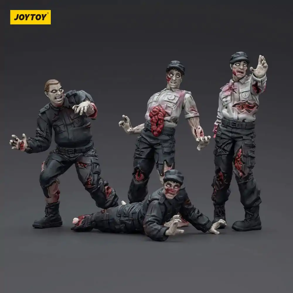 Zombie Dark Source Action Figures 4-Pack Ochroniarze 8 cm zdjęcie produktu