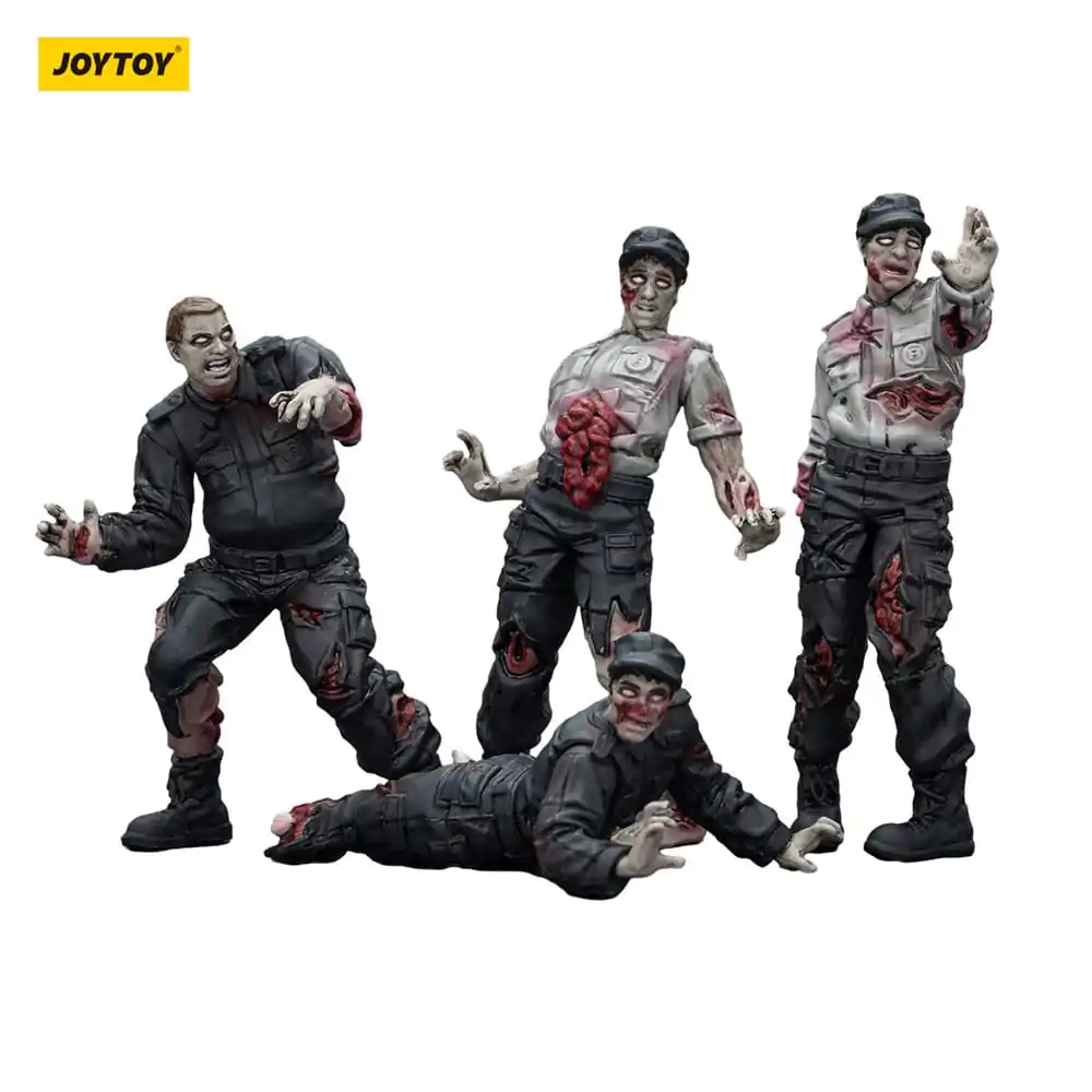 Zombie Dark Source Action Figures 4-Pack Ochroniarze 8 cm zdjęcie produktu