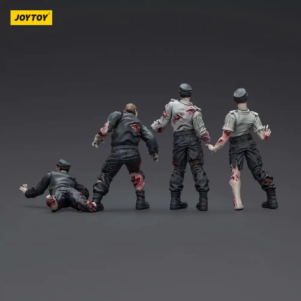 Zombie Dark Source Action Figures 4-Pack Ochroniarze 8 cm zdjęcie produktu