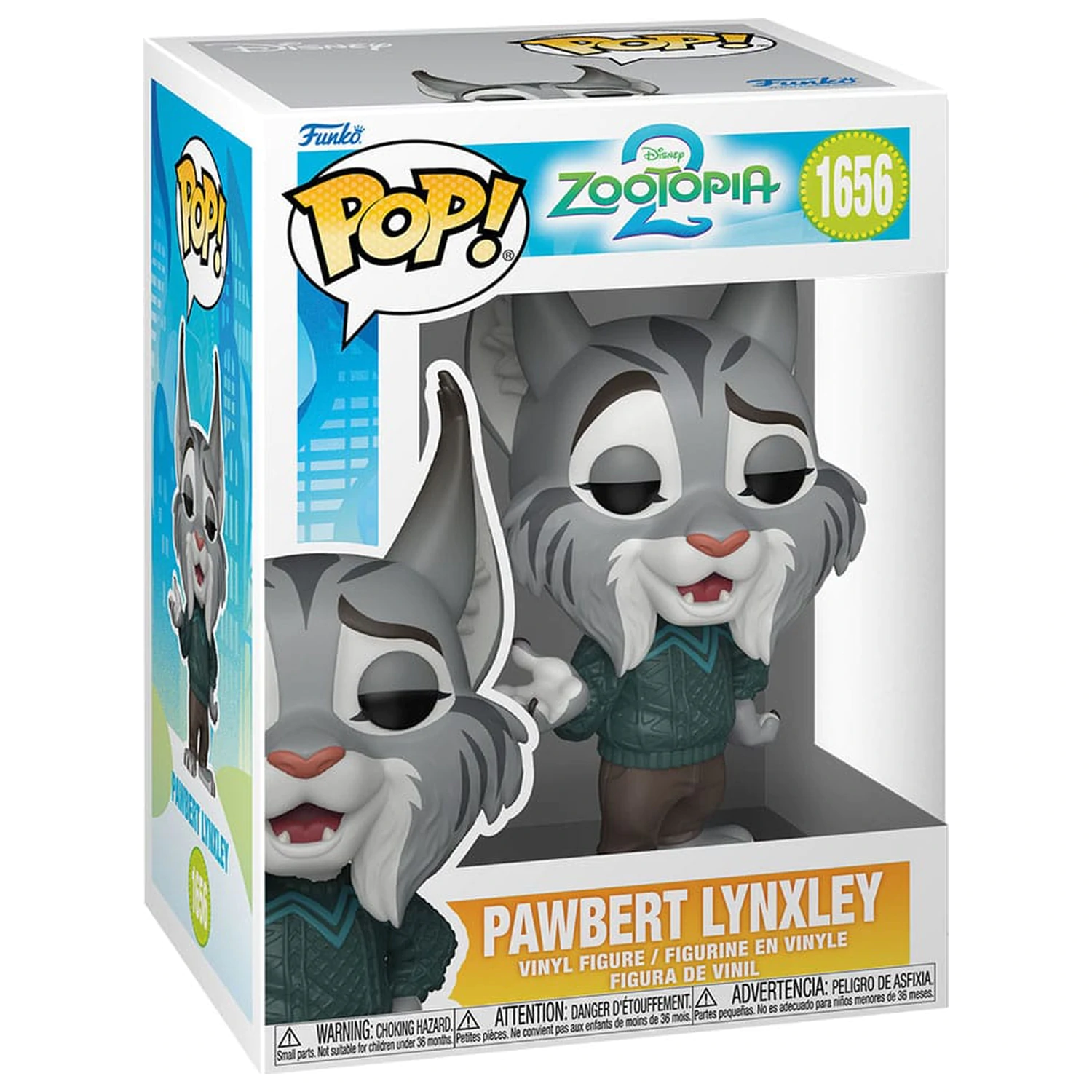 Zootopia 2 Funko POP! Filmy Winyl Figurka Pawbert Lynxley 9 cm zdjęcie produktu