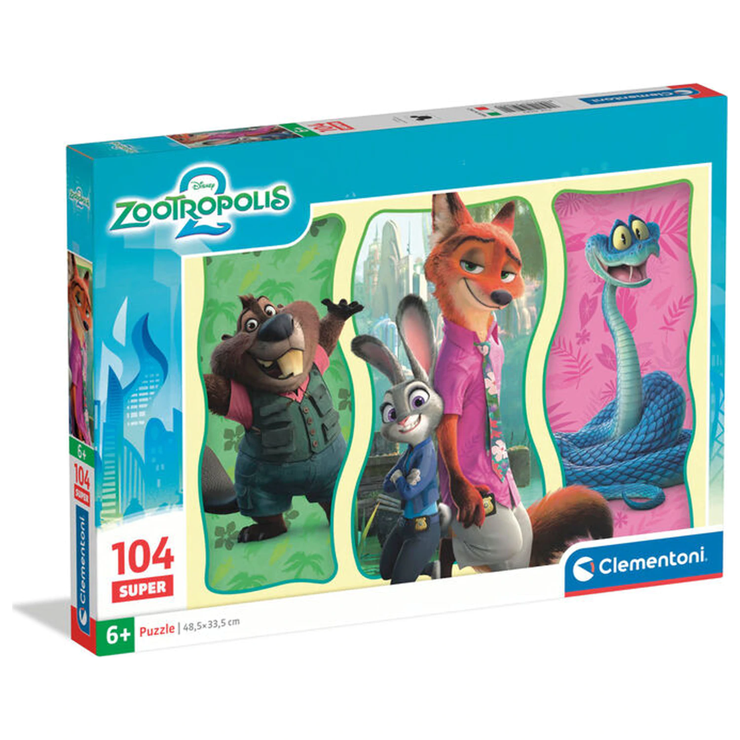 Zootopia 2 puzzle 104 sztuki zdjęcie produktu
