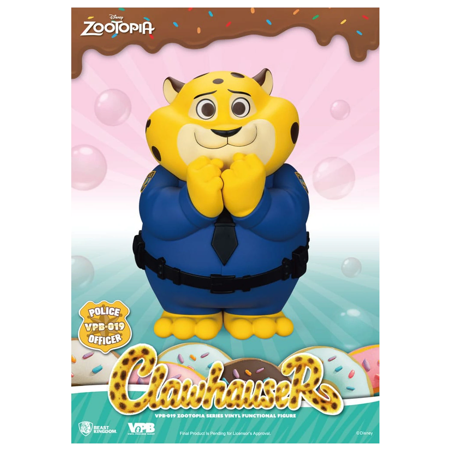 Zootopia Piggy Vinyl Bank Clawhauser 40 cm skarbonka winylowa zdjęcie produktu