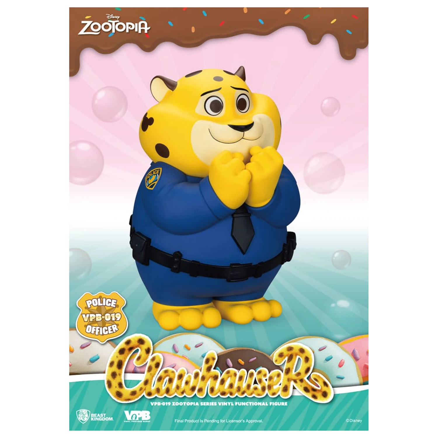 Zootopia Piggy Vinyl Bank Clawhauser 40 cm skarbonka winylowa zdjęcie produktu