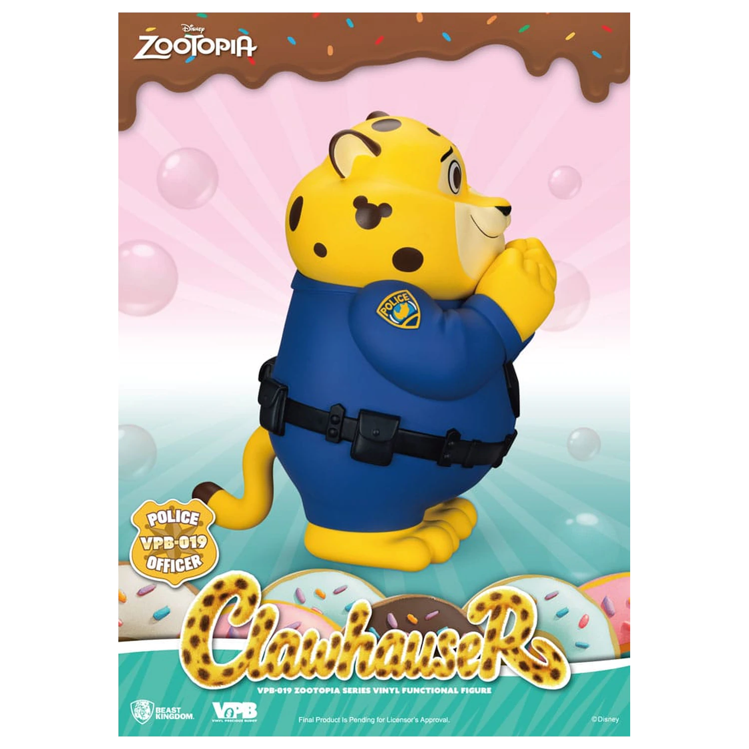Zootopia Piggy Vinyl Bank Clawhauser 40 cm skarbonka winylowa zdjęcie produktu