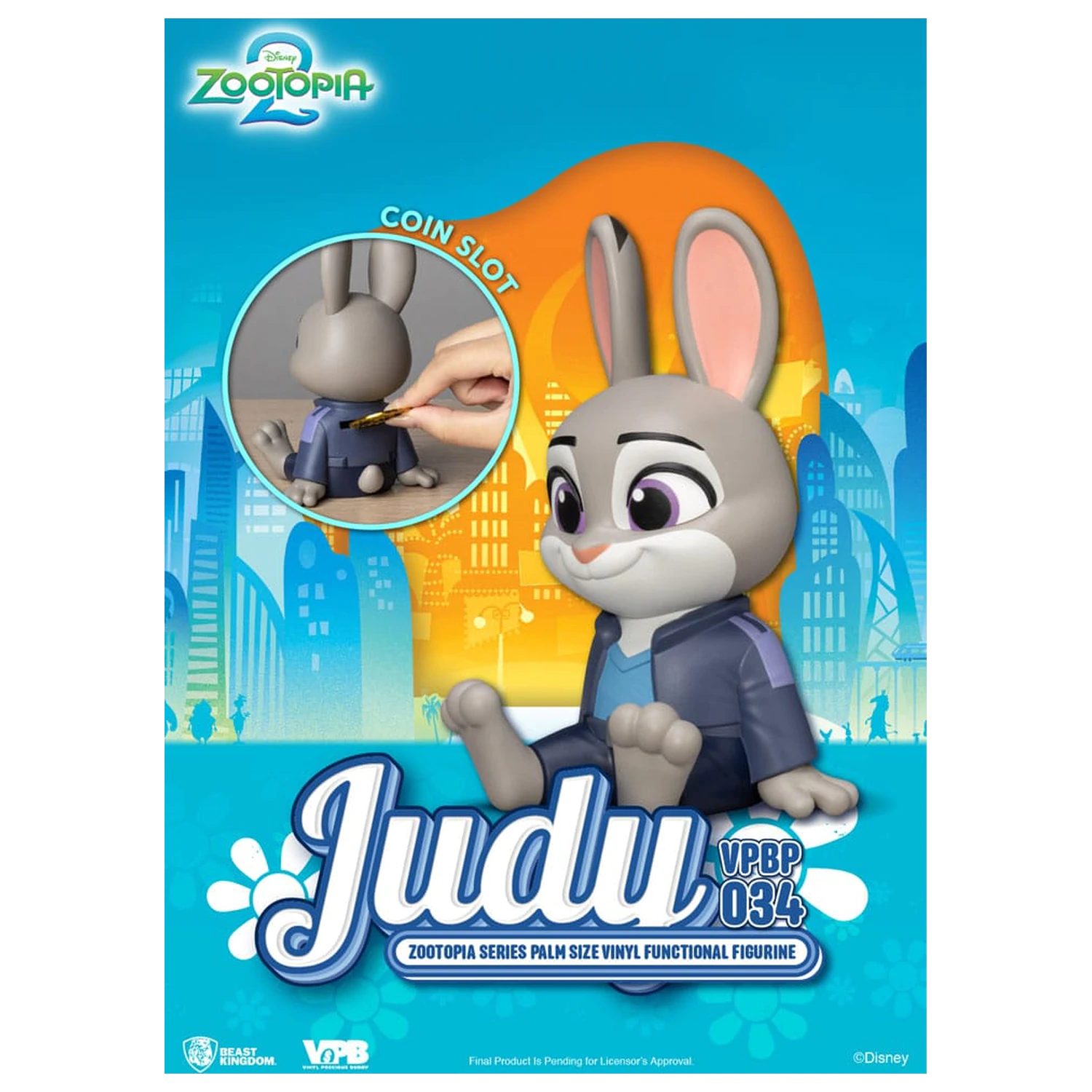 Zootopia Piggy Vinyl Bank Judy 15 cm zdjęcie produktu