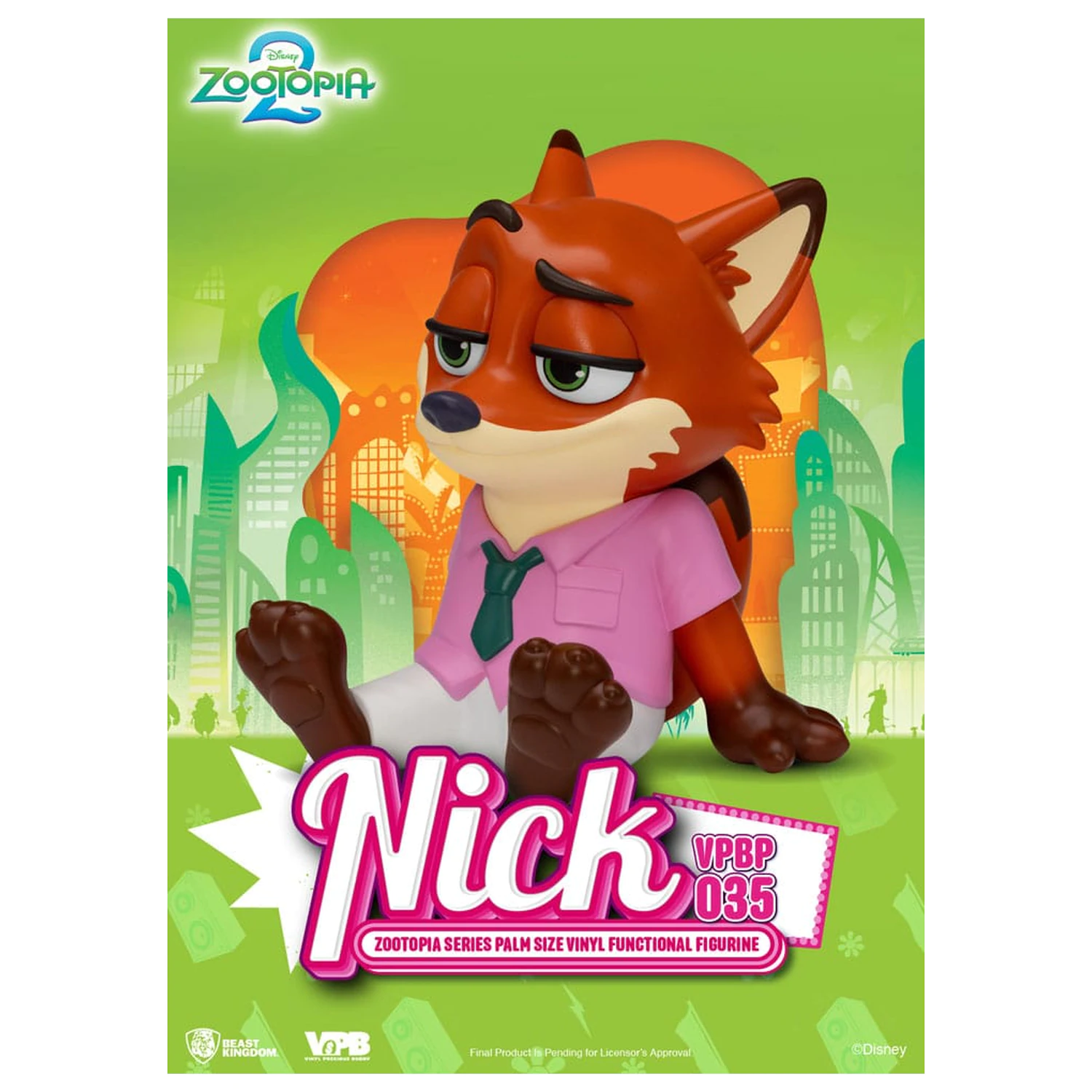 Zootopia Nick Świnka Skarbonka Winyl Bank 15 cm zdjęcie produktu