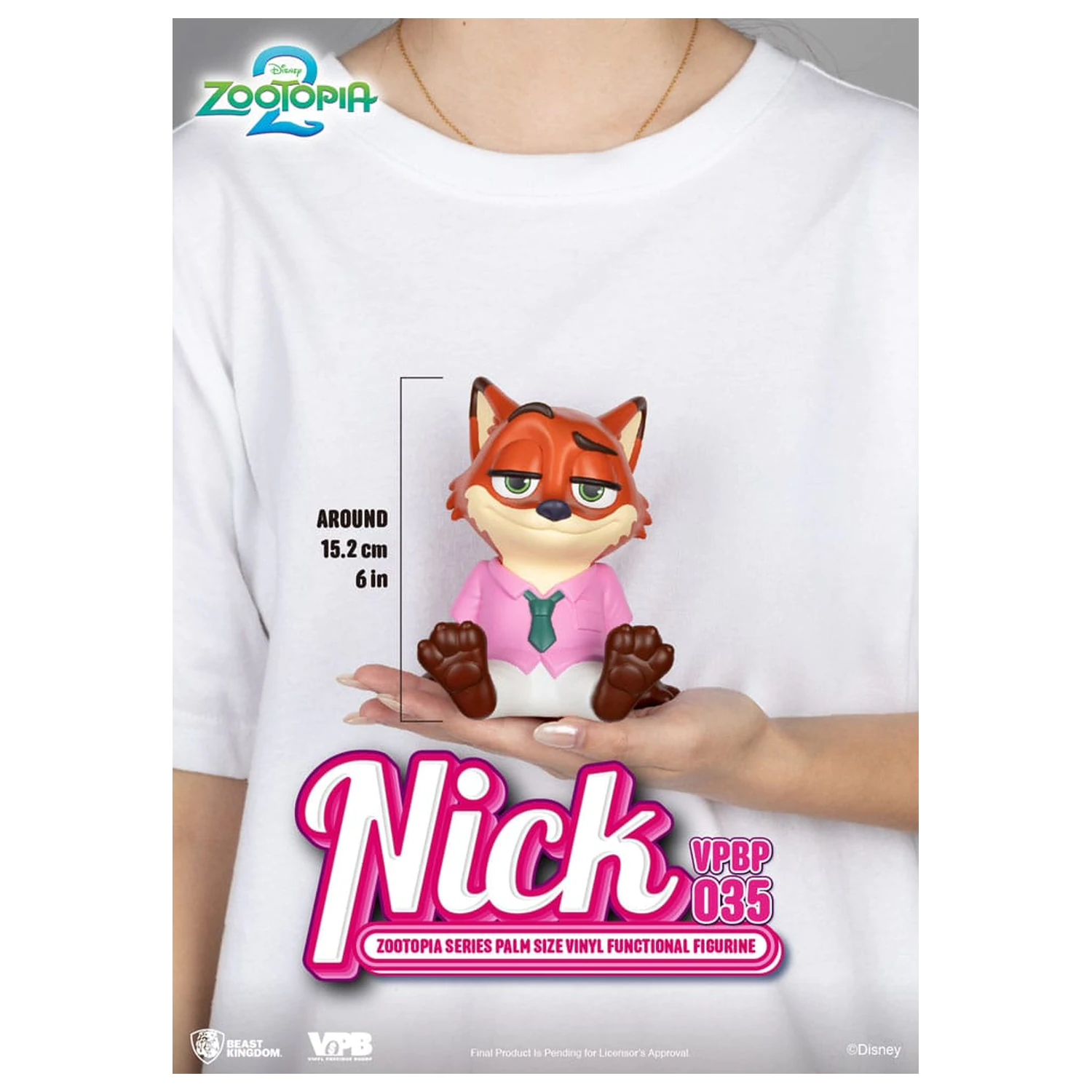 Zootopia Nick Świnka Skarbonka Winyl Bank 15 cm zdjęcie produktu