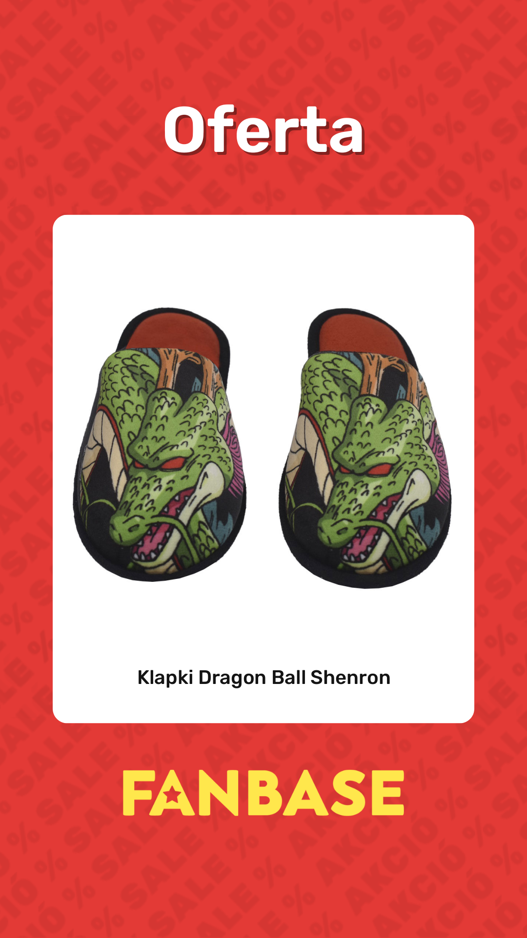 Promocja: Klapki Dragon Ball Shenron
