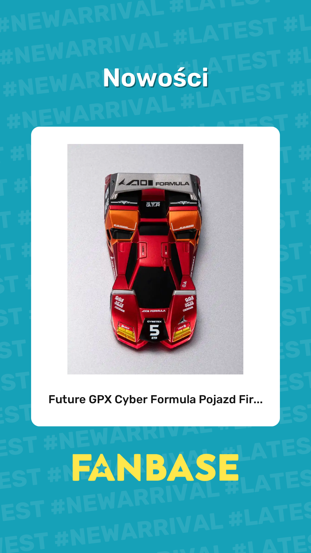 Najnowsze produkt: Future GPX Cyber Formula Pojazd Fir...
