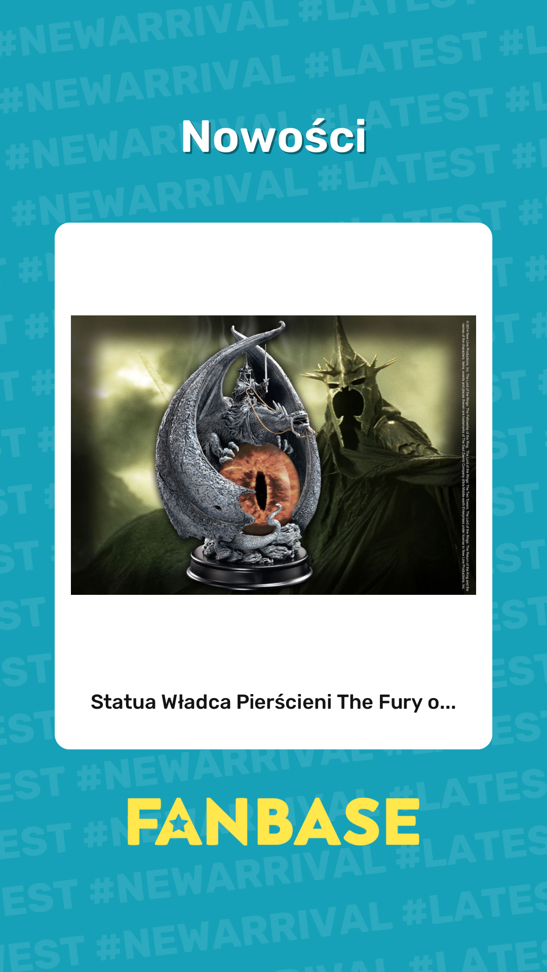 Najnowsze produkt: Statua Władca Pierścieni The Fury o...