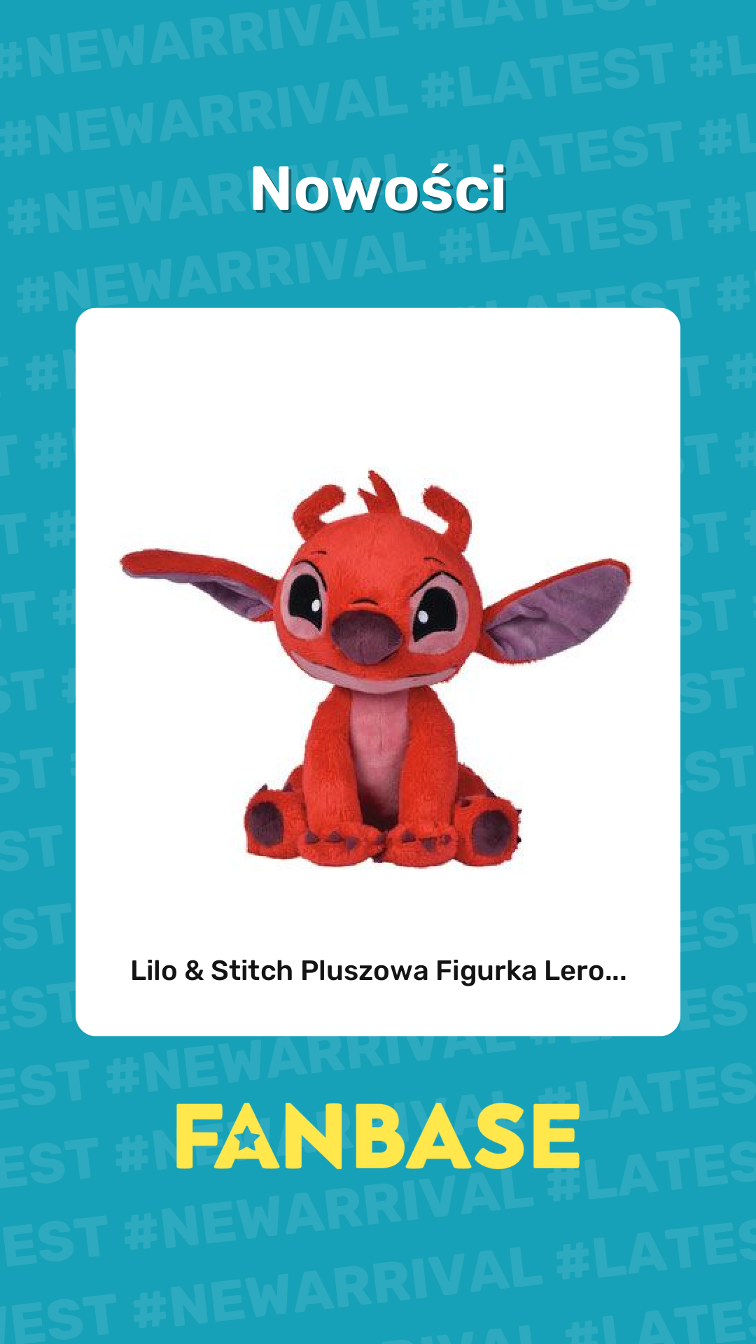 Najnowsze produkt: Lilo & Stitch Pluszowa Figurka Lero...
