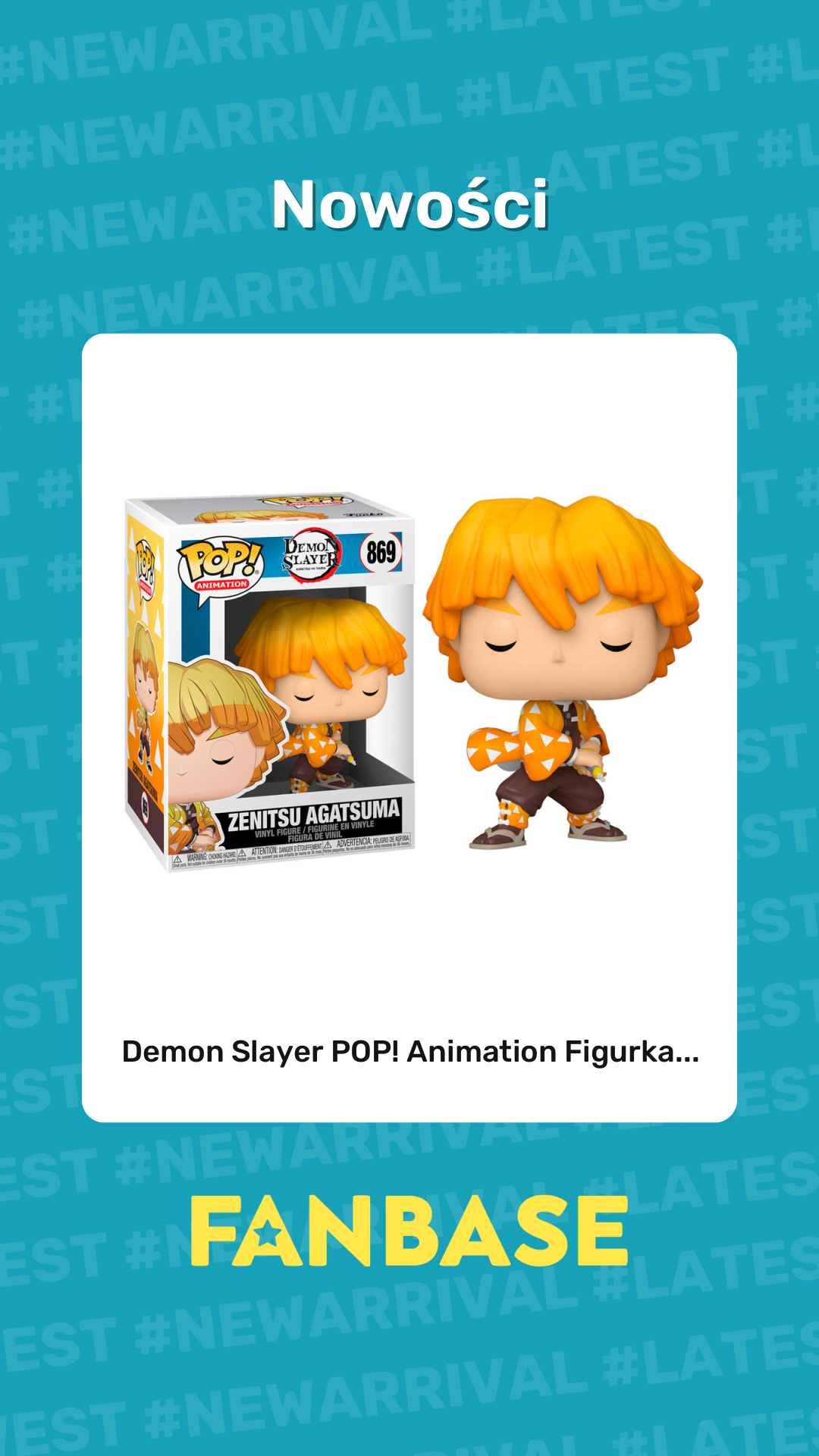 Najnowsze produkt: Demon Slayer POP! Animation Figurka...
