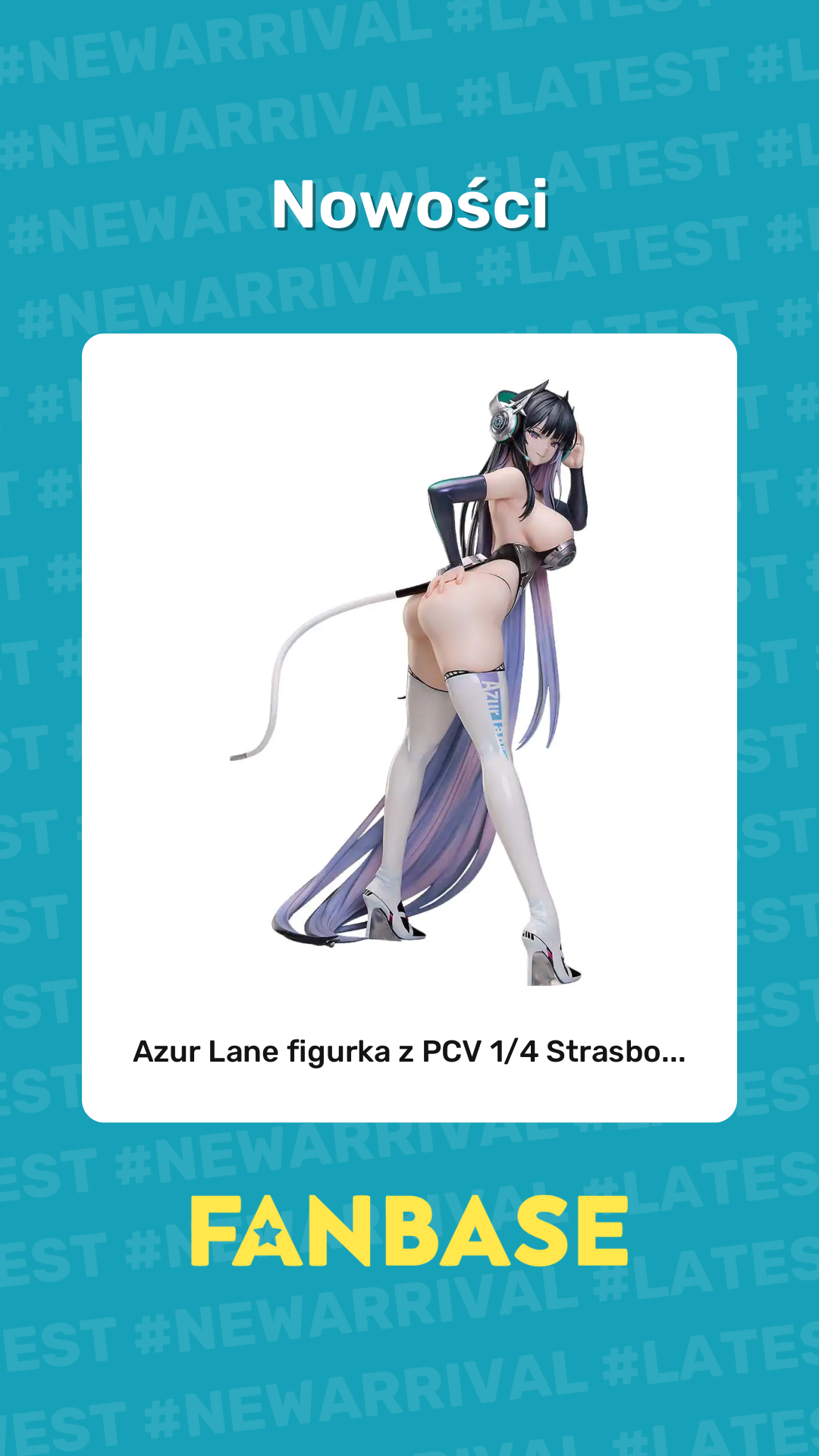 Najnowsze produkt: Azur Lane figurka z PCV 1/4 Strasbo...