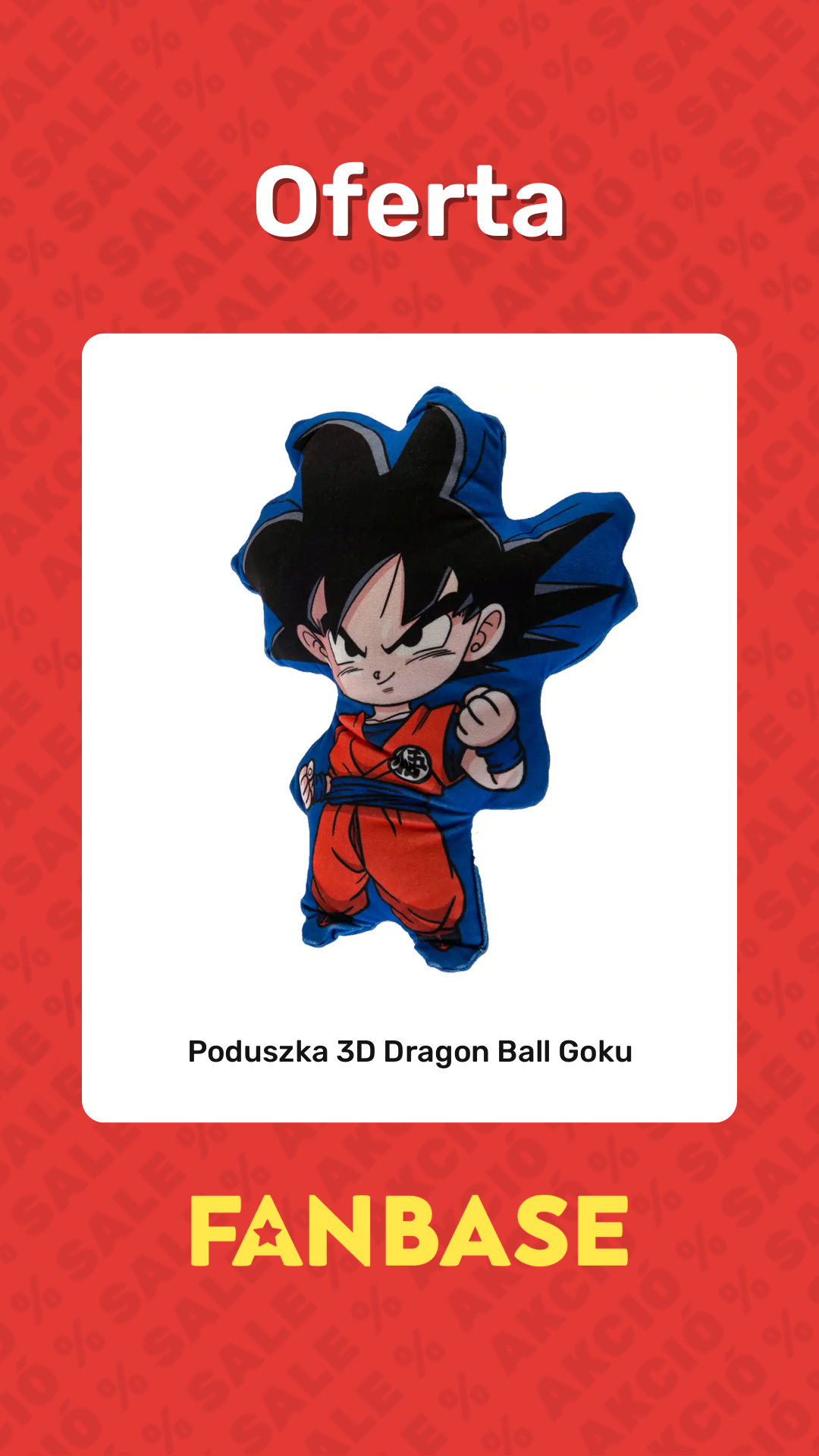 Promocja: Poduszka 3D Dragon Ball Goku