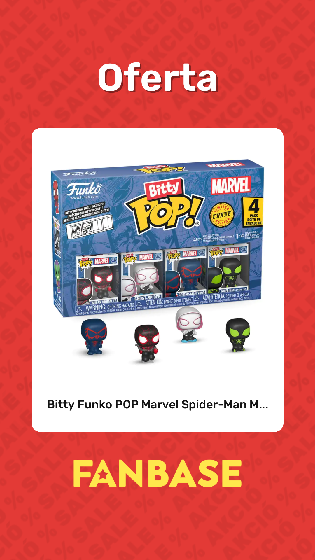 Promocja: Bitty Funko POP Marvel Spider-Man M...