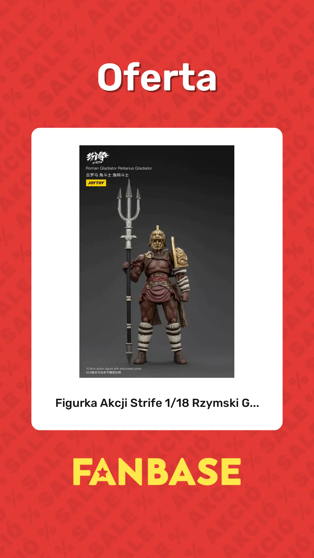 Promocja: Figurka Akcji Strife 1/18 Rzymski G...