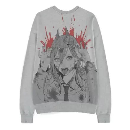 Sweter Chainsaw Man Power szary melanż zdjęcie produktu
