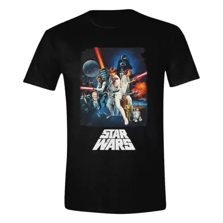 Star Wars: Nowa Nadzieja T-Shirt Retro Poster zdjęcie produktu