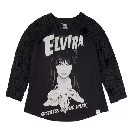 Elivira by Loungefly Koszulka Tee T-Shirt Unisex Shirred Raglan zdjęcie produktu
