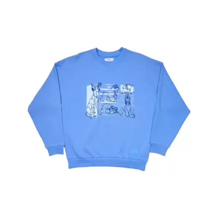 Disney Unisex Oversized Crewneck Sweatshirt Dogs & Cats bluza zdjęcie produktu