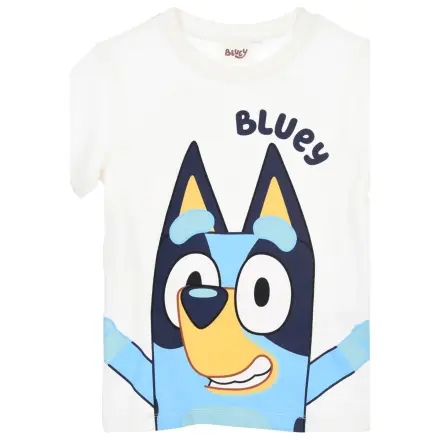 Bluey Biały Dziecięcy Krótki T-Shirt, Top zdjęcie produktu