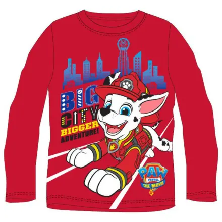 Paw Patrol The Movie Big City Red Kids T-shirt z długim rękawem, top zdjęcie produktu
