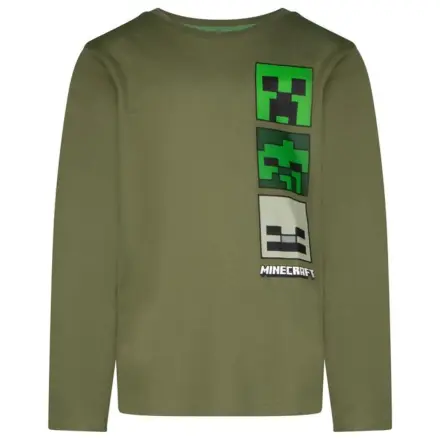 Minecraft Blocky Dziecięcy T-Shirt z Długim Rękawem, Top zdjęcie produktu