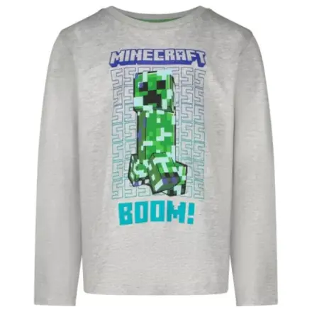 Dziecięcy T-shirt z długim rękawem Minecraft Boom, top zdjęcie produktu