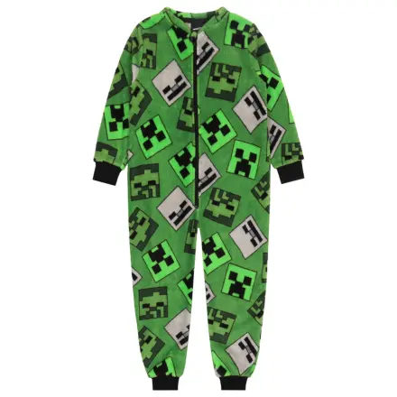 Minecraft Emerald Kids' Długie Pajamy, All-in-One zdjęcie produktu