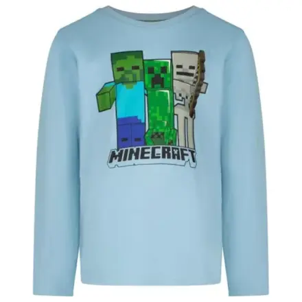 Minecraft Trio Blue Kids' T-Shirt z długim rękawem, top zdjęcie produktu