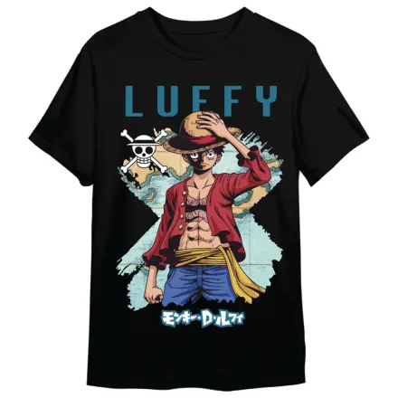 One Piece Monkey D. Luffy mapa dorosły t-shirt zdjęcie produktu