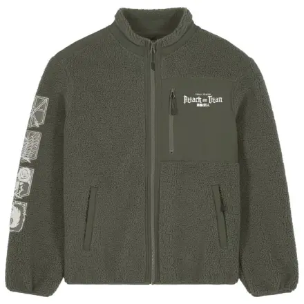 Attack On Titan Logo Sherpa kurtka zdjęcie produktu