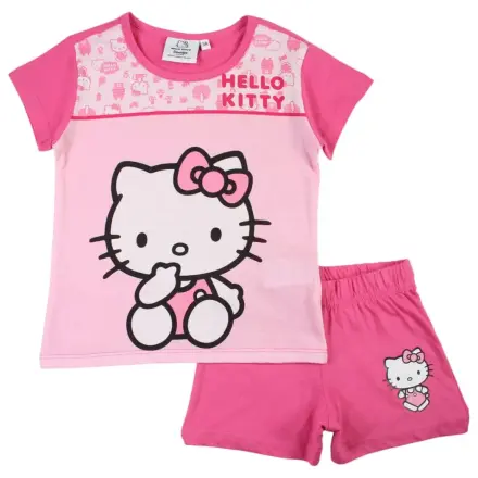 Hello Kitty Cutie Pink dziecięca krótka piżama zdjęcie produktu