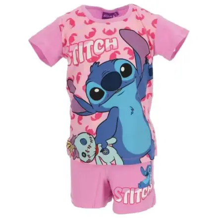 Stitch Scrump Pink Dziecięca Krótka Piżama zdjęcie produktu