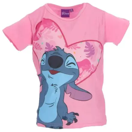 Stitch Fun Jasnoróżowa dziecięca koszulka z krótkim rękawem zdjęcie produktu