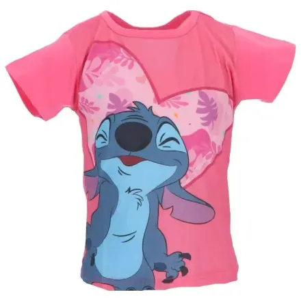 Stitch Fun Różowy T-shirt dziecięcy z krótkim rękawem, Top zdjęcie produktu