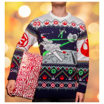 Star Wars sweter świąteczny X-Wing v TIE Fighter zdjęcie produktu