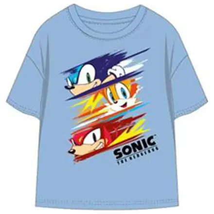 Sonic Speed Rush jasnoniebieska dziecięca koszulka z krótkim rękawem, top zdjęcie produktu