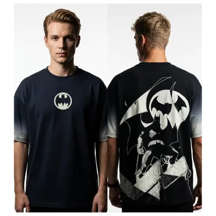 DC Batsignal In The Dark męska koszulka oversize zdjęcie produktu