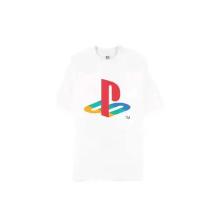 PlayStation Koszulka Logo Biała Luźny Krój zdjęcie produktu