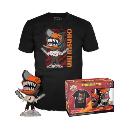 Chainsaw Man Funko POP! & Koszulka w Pudełku Chainsaw Man Leaping zdjęcie produktu
