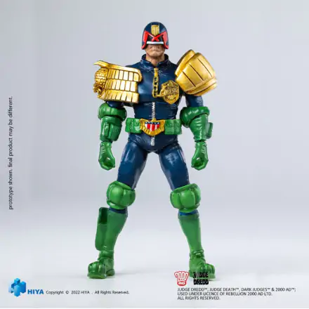 2000 AD Exquisite Mini Action Figure 1/18 Sędzia Dredd Gaze Into The Fist of Dredd 10 cm termékfotója