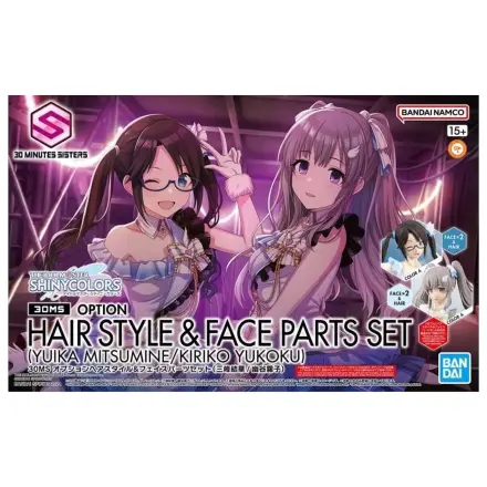 30MS Option Hair style & face parts set (Yuika/Mitsumine) - Zestaw modeli zdjęcie produktu