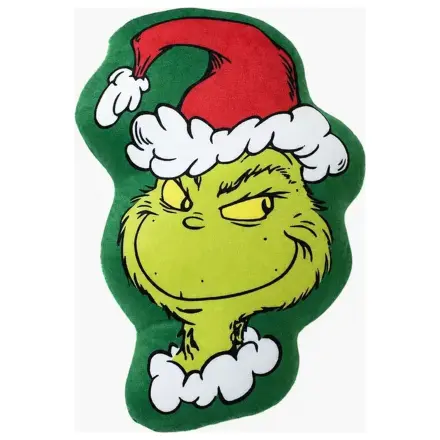 The Grinch Zielona Uśmiechnięta Poduszka w kształcie, Poduszka dekoracyjna 36x23 cm zdjęcie produktu