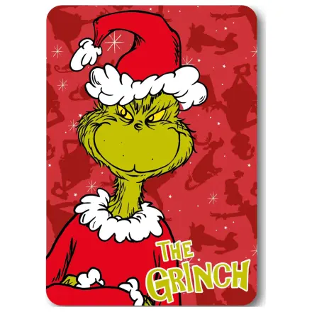 The Grinch Czerwony świąteczny koc polarowy 100x140cm zdjęcie produktu