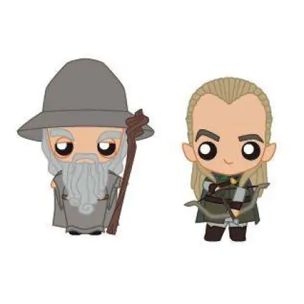 Lord of the Rings Pokis Gumowe Minifigurki Gandalf & Legolas 6 cm zdjęcie produktu