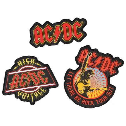 Zestaw 3 naszywek AC/DC zdjęcie produktu