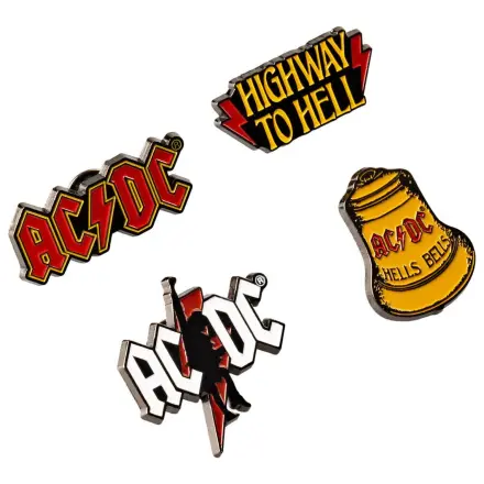 AC/DC zestaw 4 przypinek zdjęcie produktu